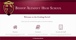 Desktop Screenshot of grades.alemany.org